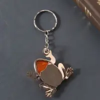 Брелок пластик "Лягушка красочная" МИКС 3,2х3,7 см