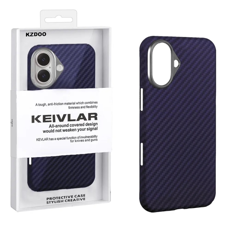Чехол iPh 16 Kevlar Purple K-DOO
