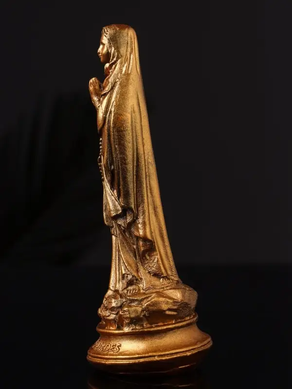 Фигура "Дева Мария" 14х5 см, бронза