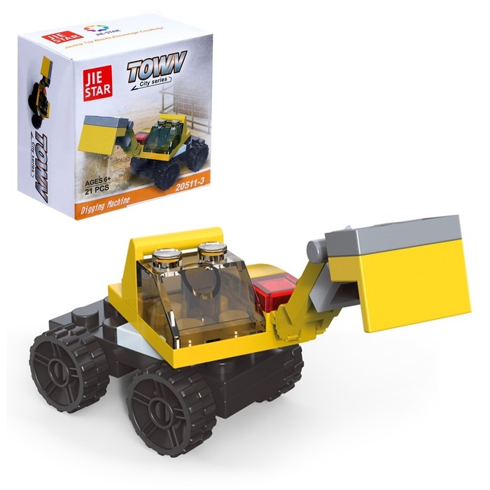 Конструктор &laquo;Экскаватор&raquo;, 21 деталь