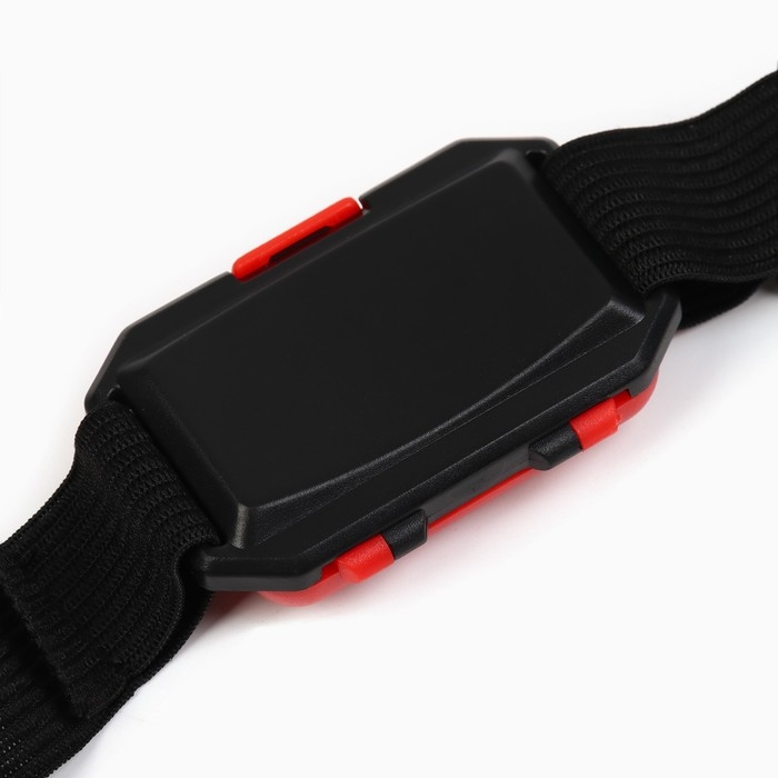 Фонарь налобный &laquo;Крутой рыбак&raquo;, красный