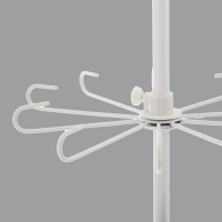 Вертушка, 3 яруса по 10 крючков, 27&times;65, цвет белый