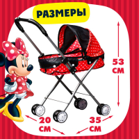 Коляска для кукол с металлическим каркасом, Минни Маус