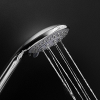 Душевая лейка ZEIN Z0502, 5 режимов, средняя, d=95 мм, пластик, цвет хром