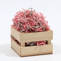 Наполнитель бумажный &laquo;Розовый туман&raquo;, серый и розовый, 50 г