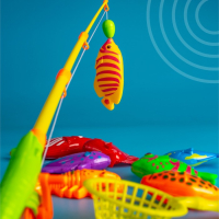 Рыбалка &laquo;Морская&raquo;: 1 удочка, 8 рыбок, сачок