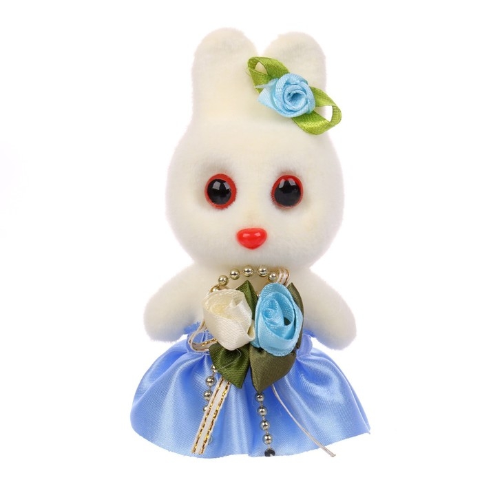 Игрушка из пенопласта &laquo;Зайка с цветами&raquo;, 13 см