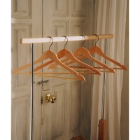 Плечики - вешалки для одежды SL Home, 4 шт, дерево лотос, 44&times;24,5 см