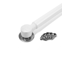 Газлифт 150N CAPPIO, с доводчиком, бесшумное открывание/закрывание, белый, с доп. защитой