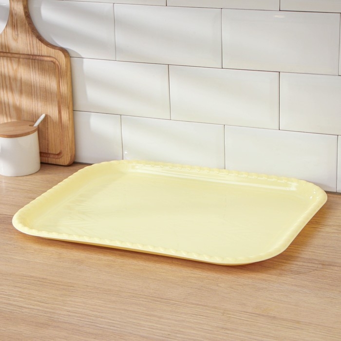 Поднос &laquo;Колос&raquo;, 45,5&times;36 см, цвет микс