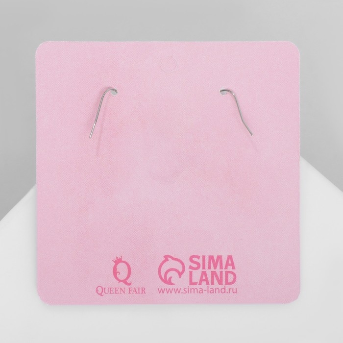 Серьги ассорти &laquo;Радость&raquo; помада, цветные в серебре