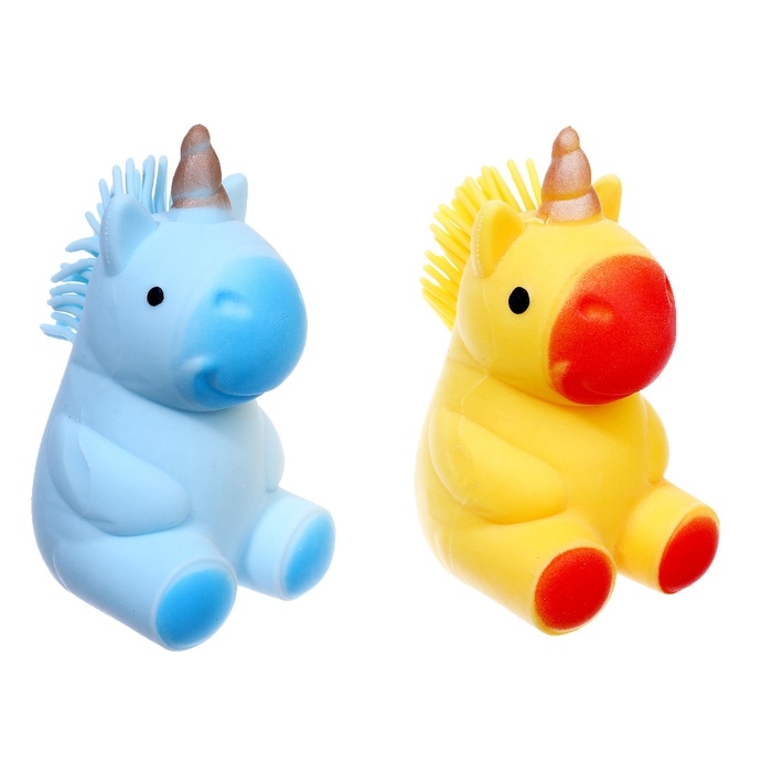 Антистресс мялка &laquo;Единорог&raquo;, набор 3 шт, цвета МИКС