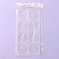 Форма для шоколада &laquo;Круг&raquo;, силикон, 8 ячеек, 23,5&times;12&times;0,3 см, цвет прозрачный