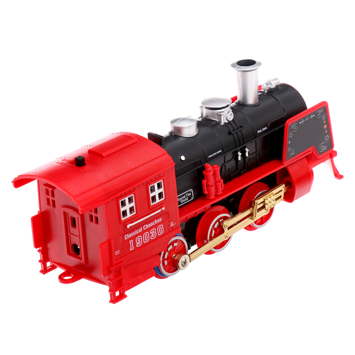 Железная дорога &laquo;С Новым Годом&raquo;, радиоуправление, эффект дыма