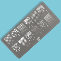 Пластина для стемпинга металлическая &laquo;Градиент&raquo;, 12 &times; 6 см