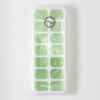 Форма для льда с крышкой Доляна, 25&times;9,5&times;2,5 см, 14 ячеек (4&times;3&times;2 см), цвет МИКС