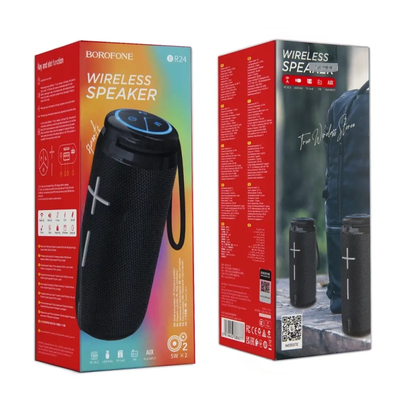 *Портативная акустика BR24 BOROFONE черная