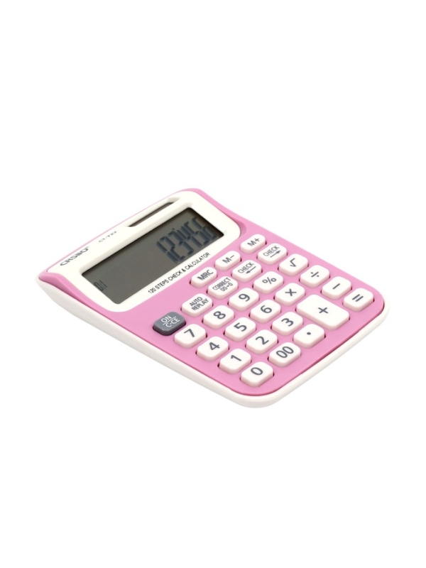 Калькулятор настольный 12-разрядный CT-72V, розовый