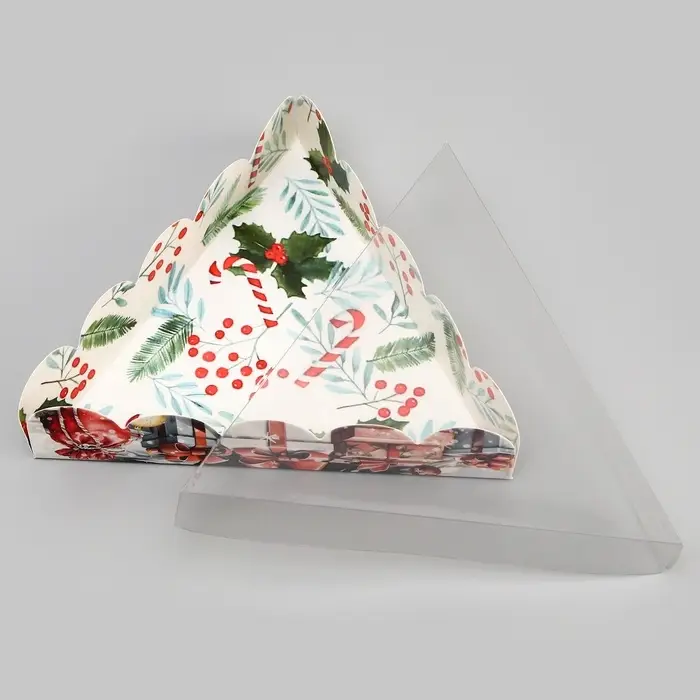 Коробка для печенья, &laquo;Новогодняя Ёлка&raquo;, 18&times;18&times;4 см, Новый год