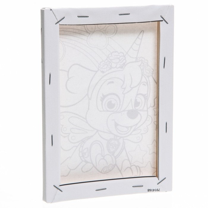 Картина по номерам для детей "Скай" 21х15 см, Щенячий патруль