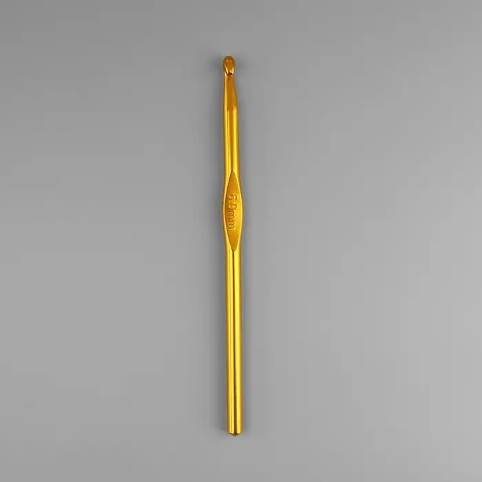 Крючок для вязания, d = 6 мм, 15 см, цвет МИКС