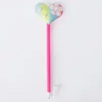 Ручка &laquo;Радужное сердце&raquo;, синие чернила, МИКС