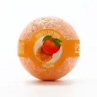 Бомбочка для ванны 120 г, аромат мандарина, Кладовая красоты