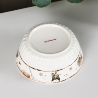 Салатник фарфоровый &laquo;Коты-аристократы&raquo;, 450 мл, d=14 см, цвет белый