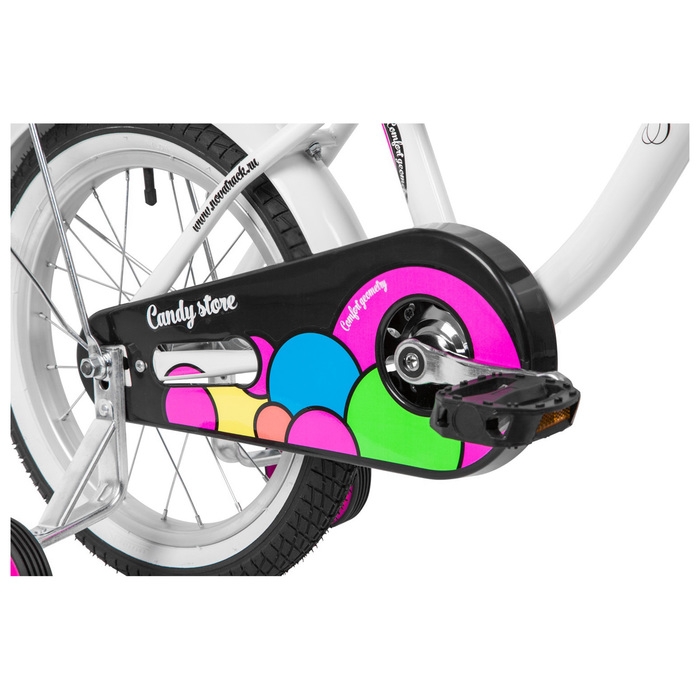 Велосипед 16" Novatrack CANDY, цвет белый