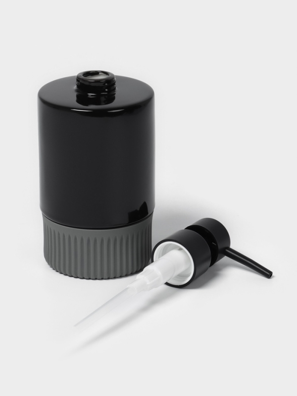 Набор для ванной "Глянец" 3 предмета (дозатор для мыла, стакан, мыльница)