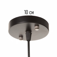 Светильник Posatore 1х40Вт Е27 черный 38х19х8см