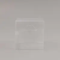 Складная коробка из PVC, прозрачная, 7&times;7&times;7 см