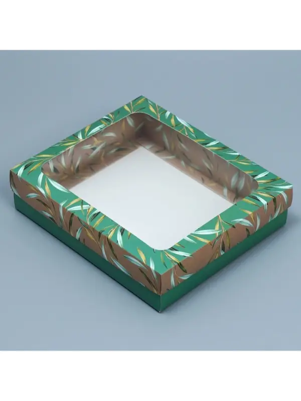 Коробка подарочная, упаковка, &laquo;Эко&raquo; , 23.5 х 20.5 х 5.5 см