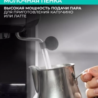 Кофеварка рожковая с капучинатором T-CM33038