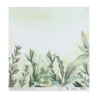 Бумага для скрапбукинга &laquo;Зелень&raquo;, 30,5 х 32 см, 190 г/м&sup2;