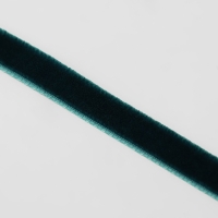 Лента бархатная, 6 мм, 18 &plusmn; 1 м, цвет изумрудный №34