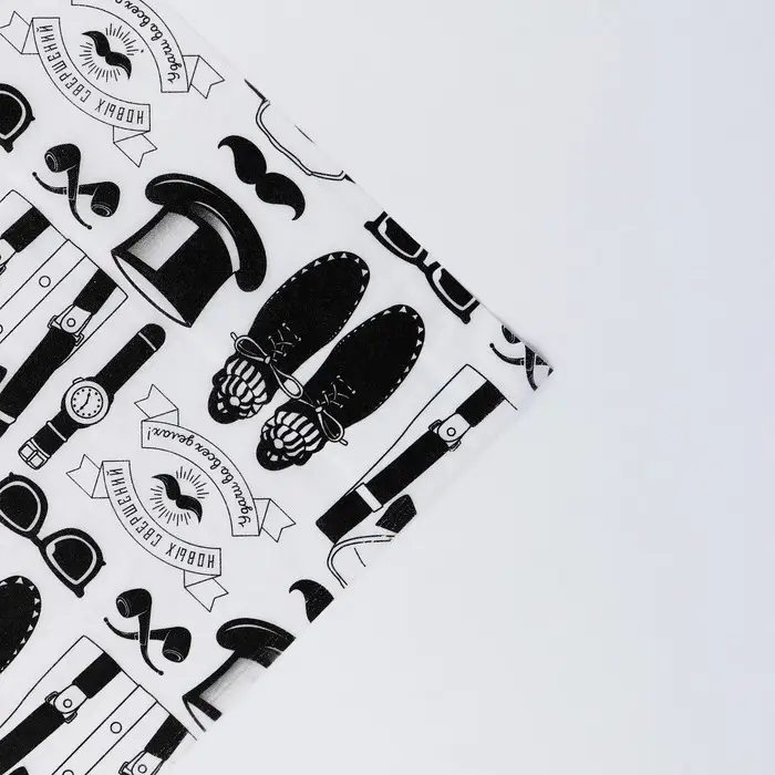 Бумага упаковочная тишью &laquo;Мужские атрибуты&raquo;, 50 х 70 см