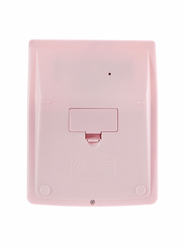 Калькулятор настольный 08-разрядный, розовый