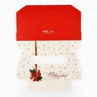 Коробка складная &laquo;Новогодний бант&raquo;, 17 х 7 х 4 см