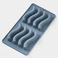 Форма для мармелада "Червячки" 20x10x1,5 см