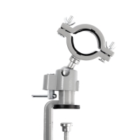 Стойка для дрели ТУНДРА, винтовой зажим, поворотный шарнир 360&deg;, d=60 мм, длина 253 мм