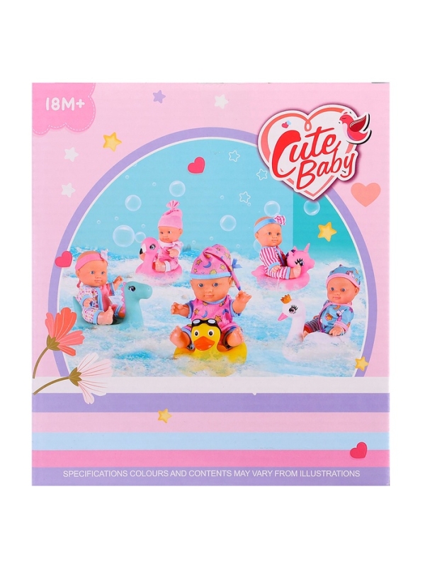 Пупс &laquo;Купание с единорогом&raquo;, с аксессуарами, МИКС