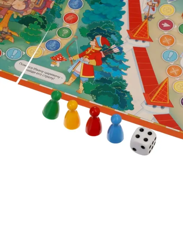 Игра-ходилка в коробке с карточками "Любимые сказки"