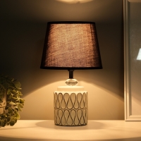 Лампа настольная "Медитация" 1х40Вт Е14 бежевый 20х20х35см