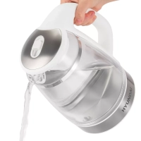 Чайник HYK-G5507 1.7л. 2200Вт белый