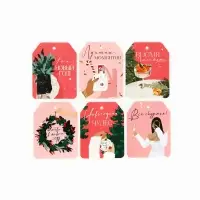 Шильдики на подарки &laquo;Всё сбудется!&raquo;, набор 6 штук, 6.5&times;5.1 см