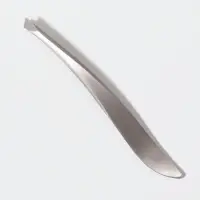 Пинцет для бровей, скошенный, узкий, 9 см