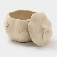 Горшок для запекания Борисовская керамика &laquo;Тыква&raquo;, 750 мл, бежевый