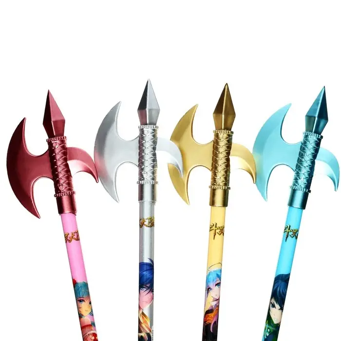 Ручка - прикол гелевая &laquo;Топор&raquo;, МИКС