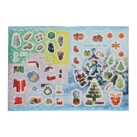 Подарок на новый год для детей &laquo;Кубический сюрприз&raquo; подарочный набор книг, 3д наклейки, очки, свечка, фигурки